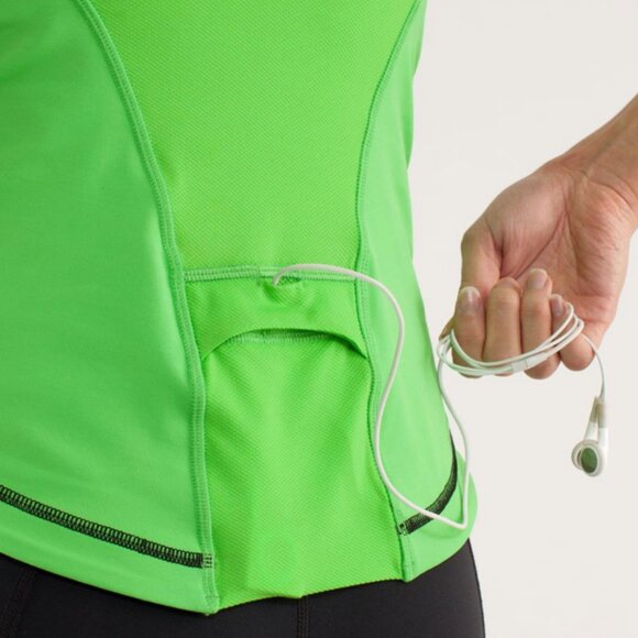 Lululemon Athetletica Cardio Kick Tank Neon Size 8 - Picture 11 of 12